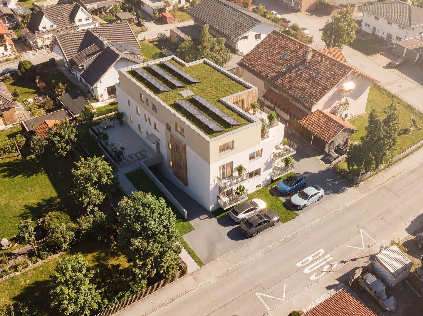 visualisierung - Modern wohnen, nachhaltig investieren – attraktive 3-Zimmer-Neubauwohnung in Rosenheim-Aising