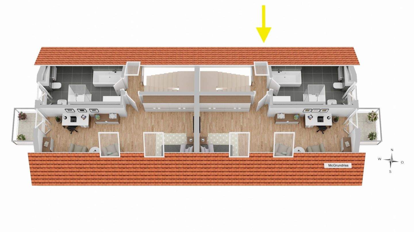 bild - Platz für Ihre Familie: Neubau Doppelhaushälfte (Süd-Ost) zu verkaufen
